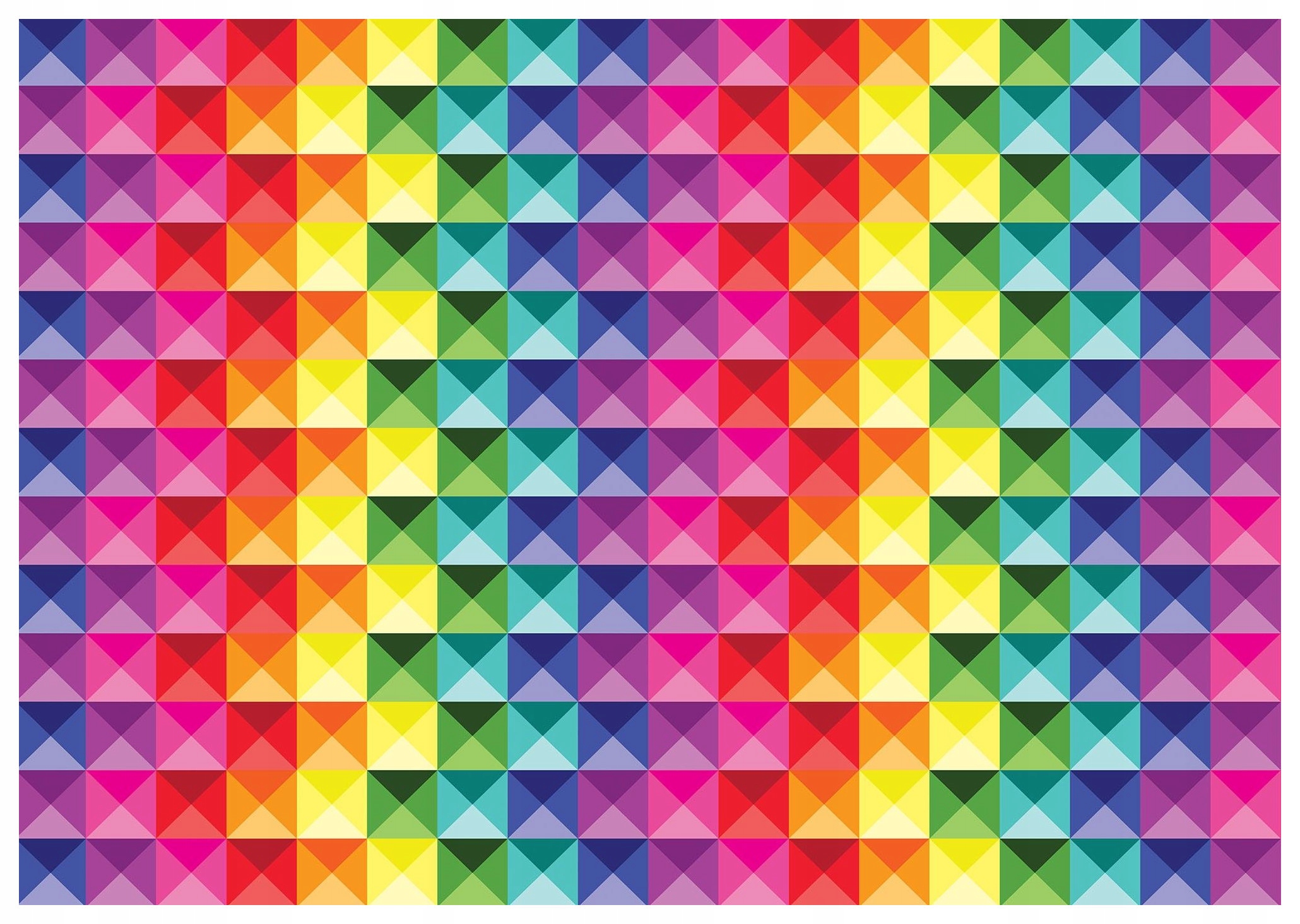 Fototapeta Duhové trojúhelníky vinylová geometrie 520x318 lepidlo