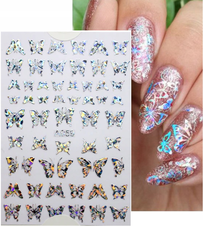 

Naklejki Holograficzne Samoprzylepne Motyle A059