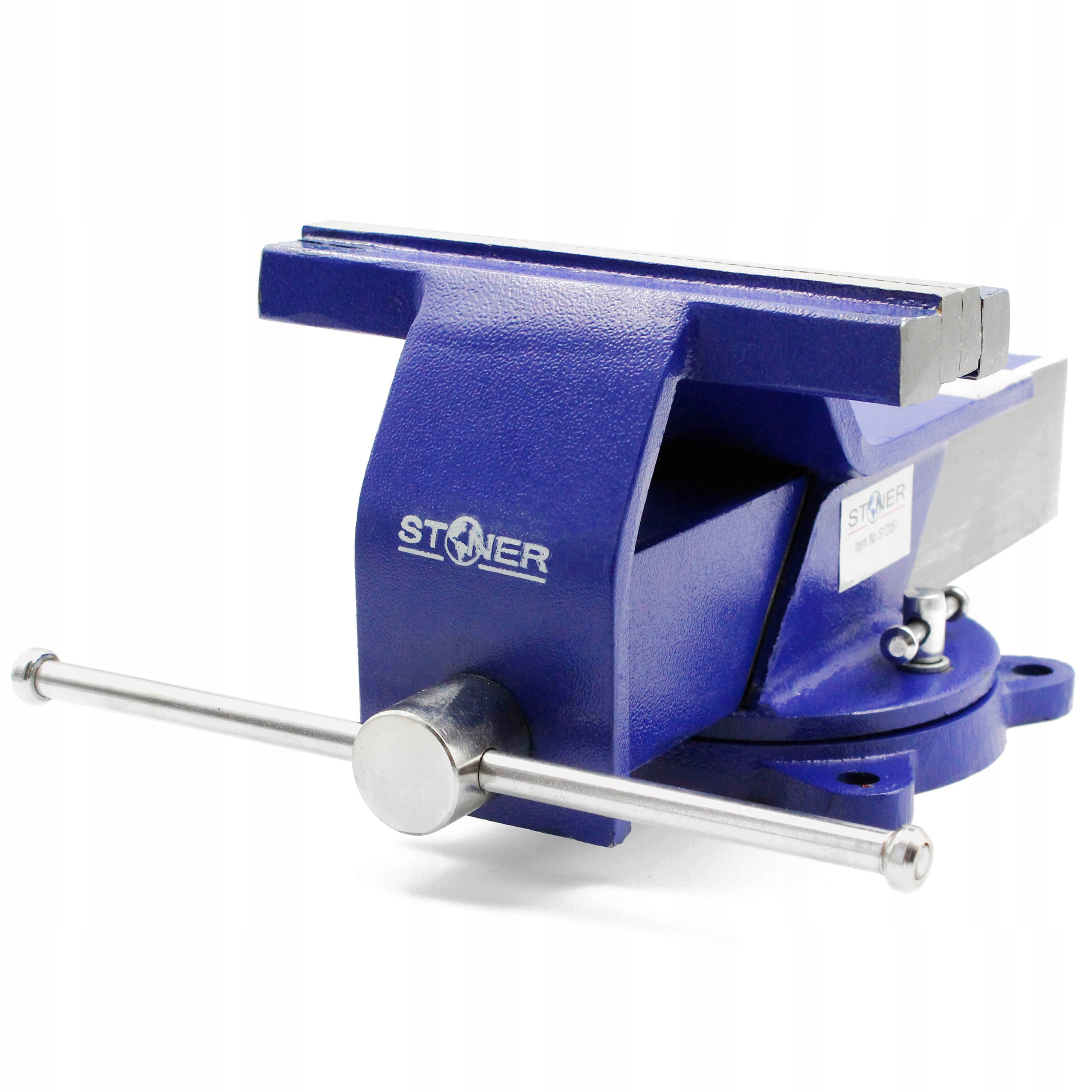 Imadło Ślusarskie Obrotowe 360° 8" 200mm Kowadło Mocne Stalowe