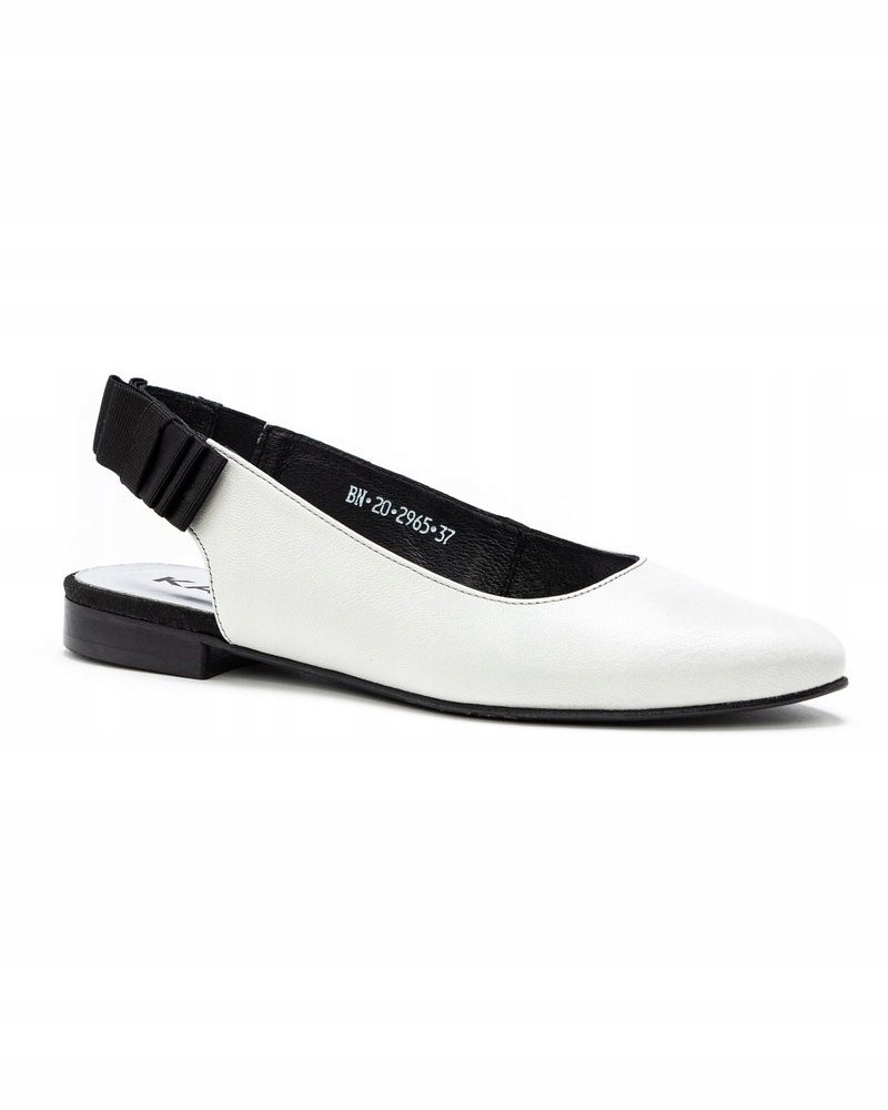 popelavé lodičky Karino 37 plochá kůže mašle