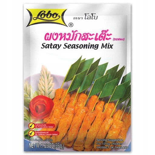 LOBO SATAY SEASONING MIX Mieszanka Przypraw 35G 14140702312 Allegro.pl