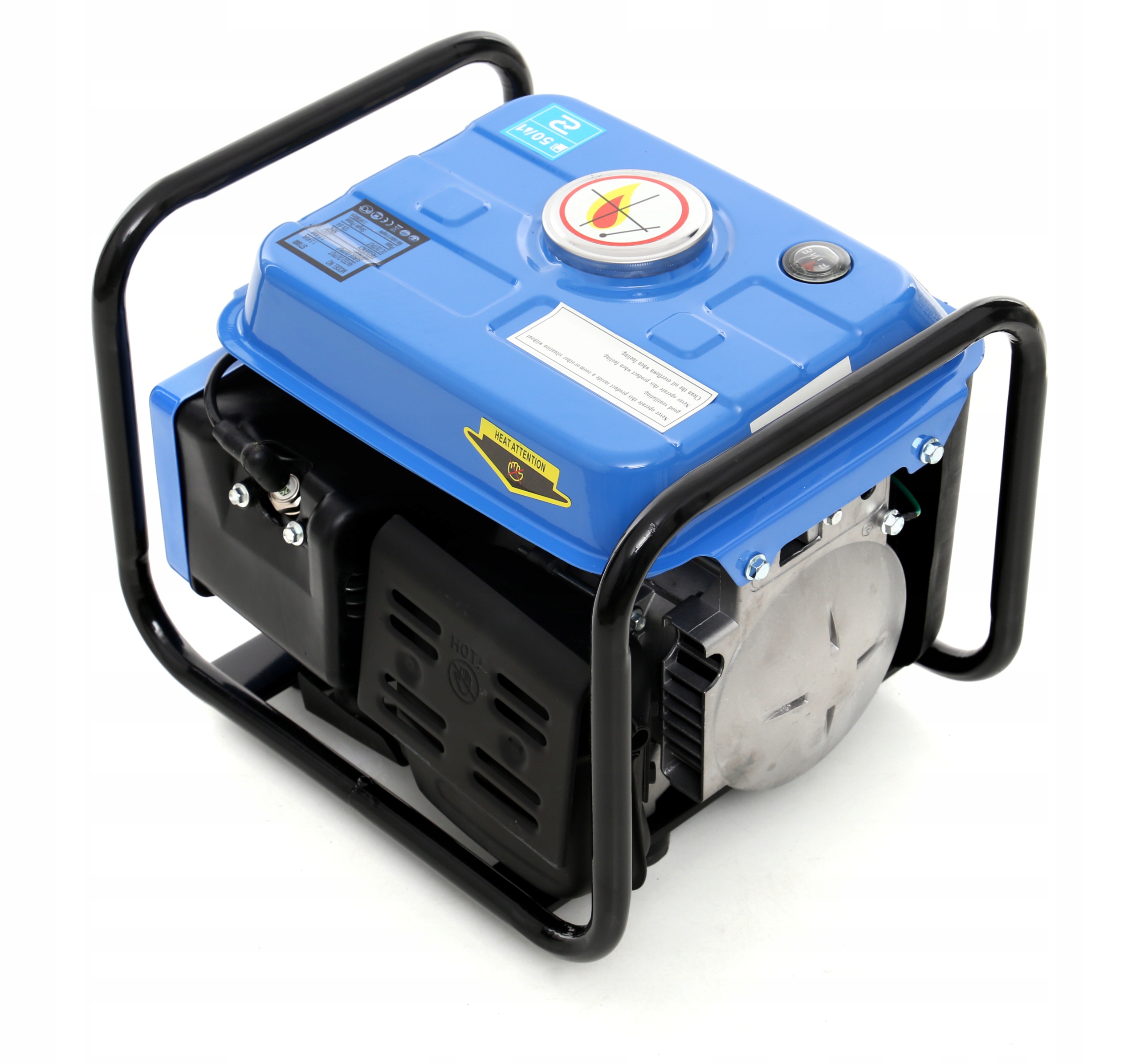 AGREGAT PRĄDOTWÓRCZY JEDNOFAZOWY 1200W PRZENOŚNY GENERATOR PRĄDU BENZYNA Silnik 2-suwowy