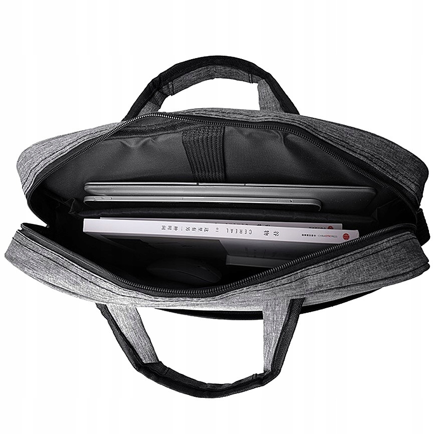 TORBA NA LAPTOPA 15,6 CALA NA RAMIĘ BIZNESOWA, DUŻA, POJEMNA, LEKKA TECZKA Kod producenta 1011 - TORBA NA LAPTOPA 15,6