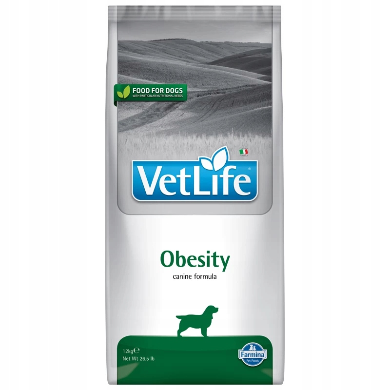 Levně Farmina Vet Life Canine Obesity 12 kg Krmivo pro psy s obezitou