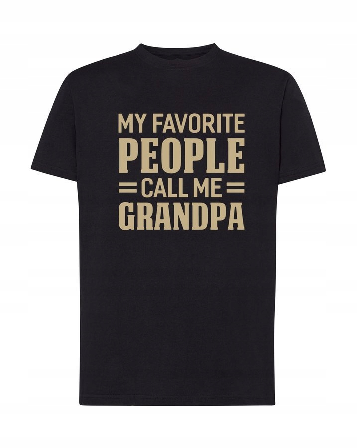 

Koszulka prezent na Dzień Dziadka czarna M