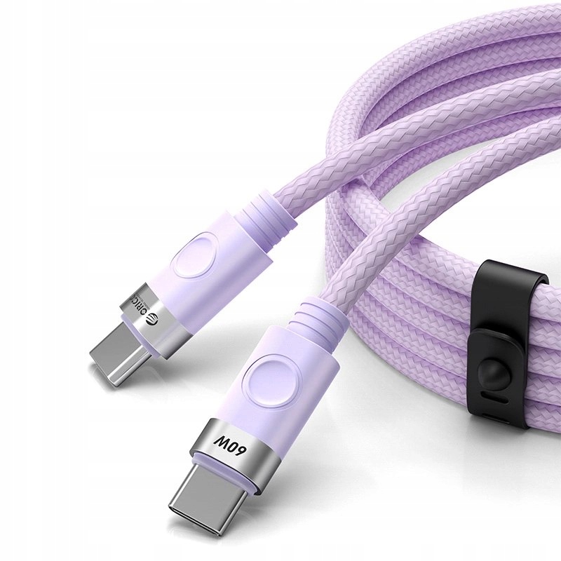 Kabel Orico CDX 60W 3A Power Delivery Usb-c Usb-c 1m fioletowy