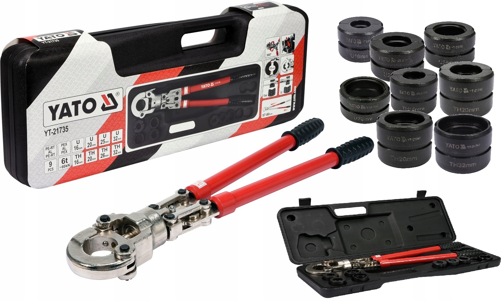 Kleště Na Trubky Pex-al-pex Matrice YT-21735