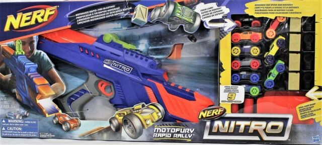 Pistolet NERF Nitro Motofury Rapid Rally