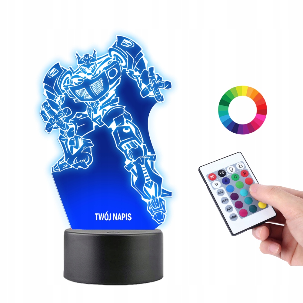 Lampka na Biurko Statuetka Transformers Bumblebee