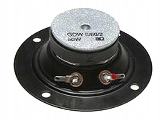 GŁOŚNIK WYSOKOTONOWY TONSIL GDW 9/60/2 8 OHM ALTUS Konstrukcja jednodrożne