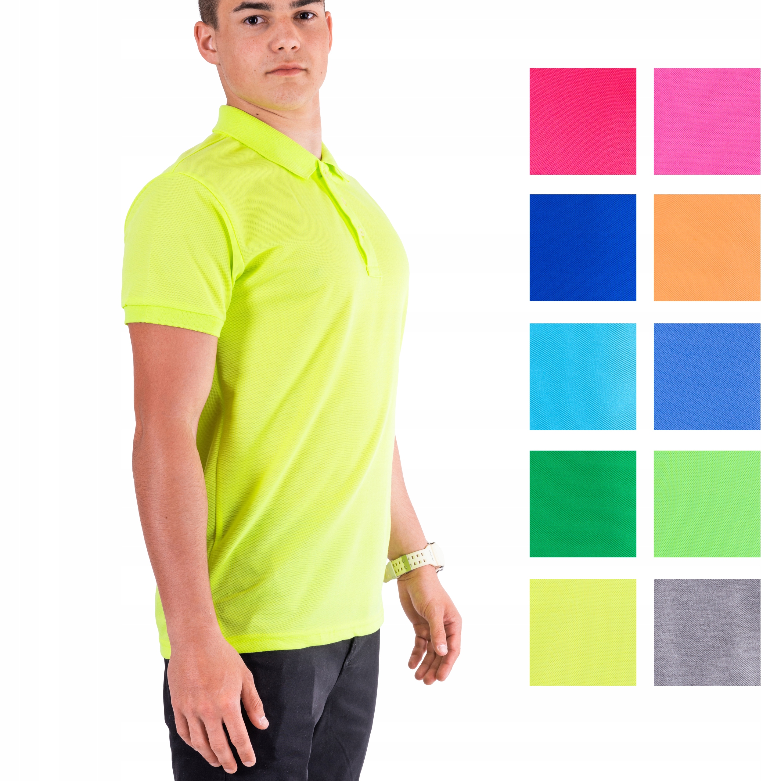 

Koszulka polo kolor Seledynowy Tello r. XL