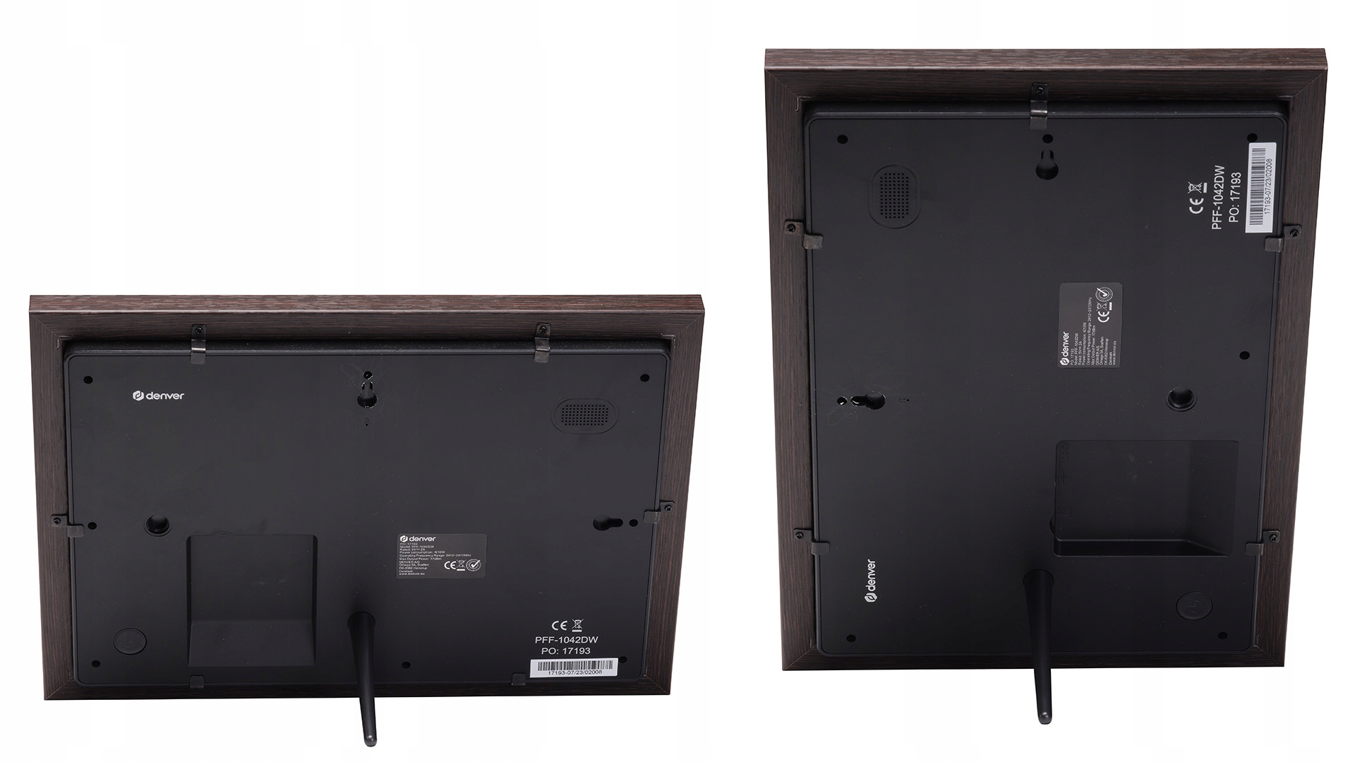 FOTORAMKA DENVER CYFROWA RAMKA DOTYKOWA ZDJĘCIA FILMY DREWNO 10,1" FRAMEO Cechy dodatkowe czytnik kart pamięci