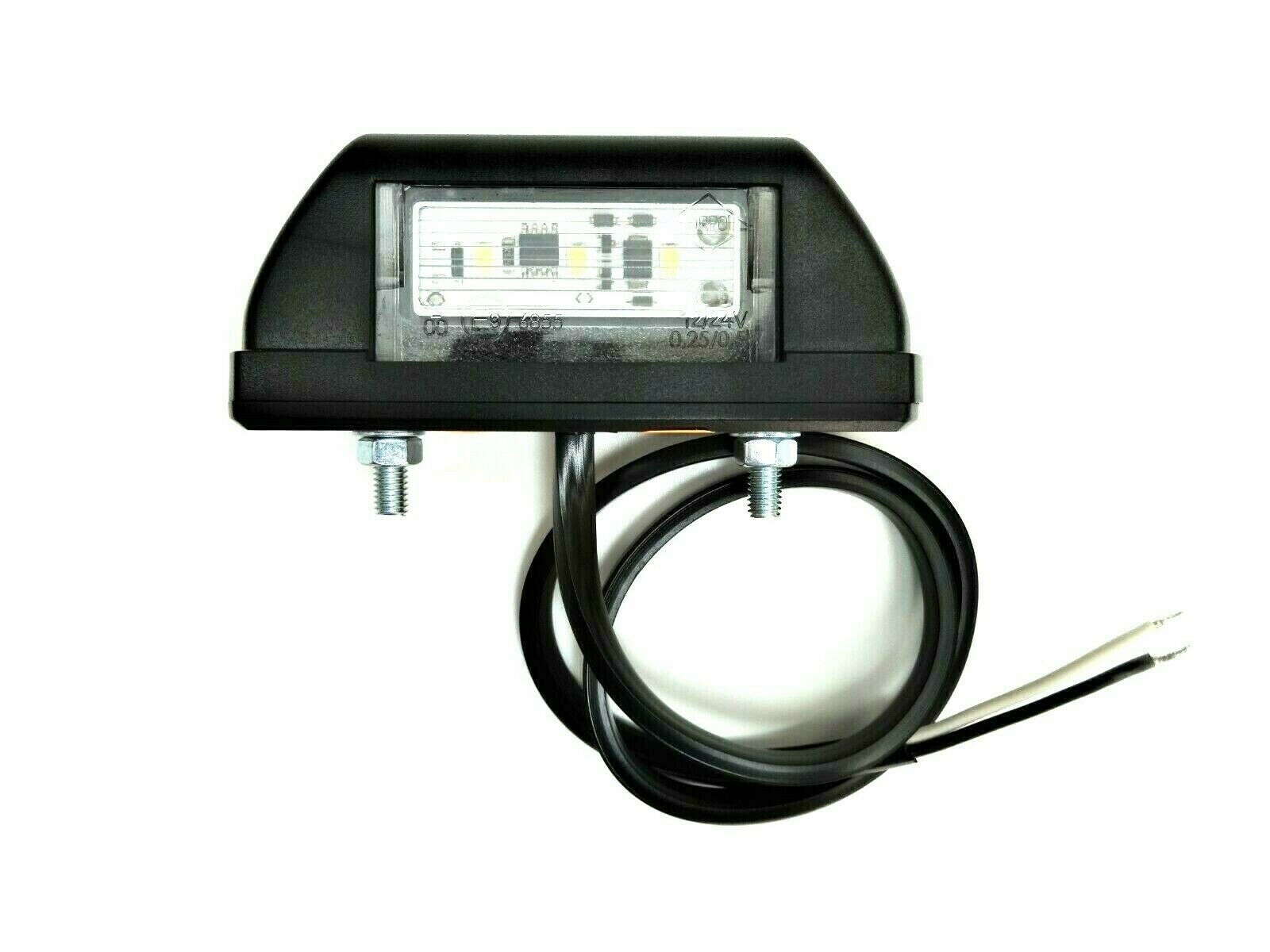 Lampa Lampka Tablicy Rejest. LED Przyczepki Lawety