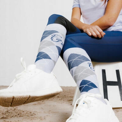 Skarpety jeździeckie Fouganza 500 x2 Rozmiar 39-42