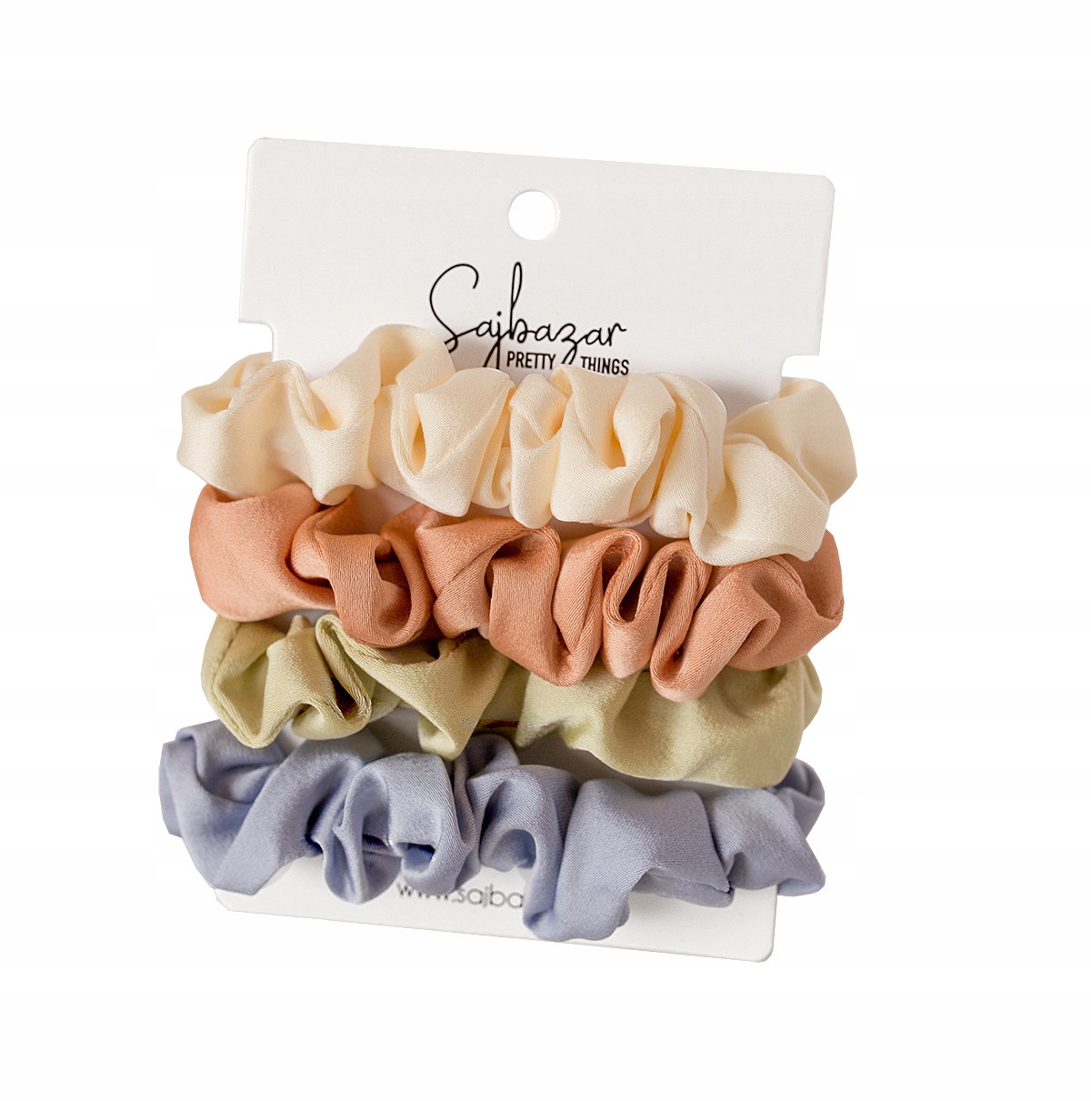 

Gumka zestaw do włosów frotka scrunchies pastele