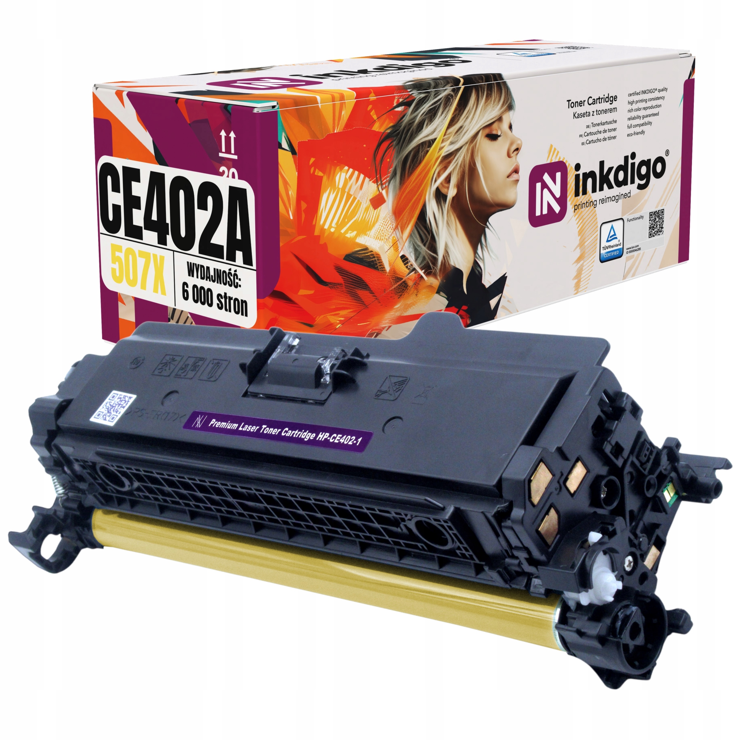 Toner pro Hp 507X CE402A Laserjet M551 M570 M575