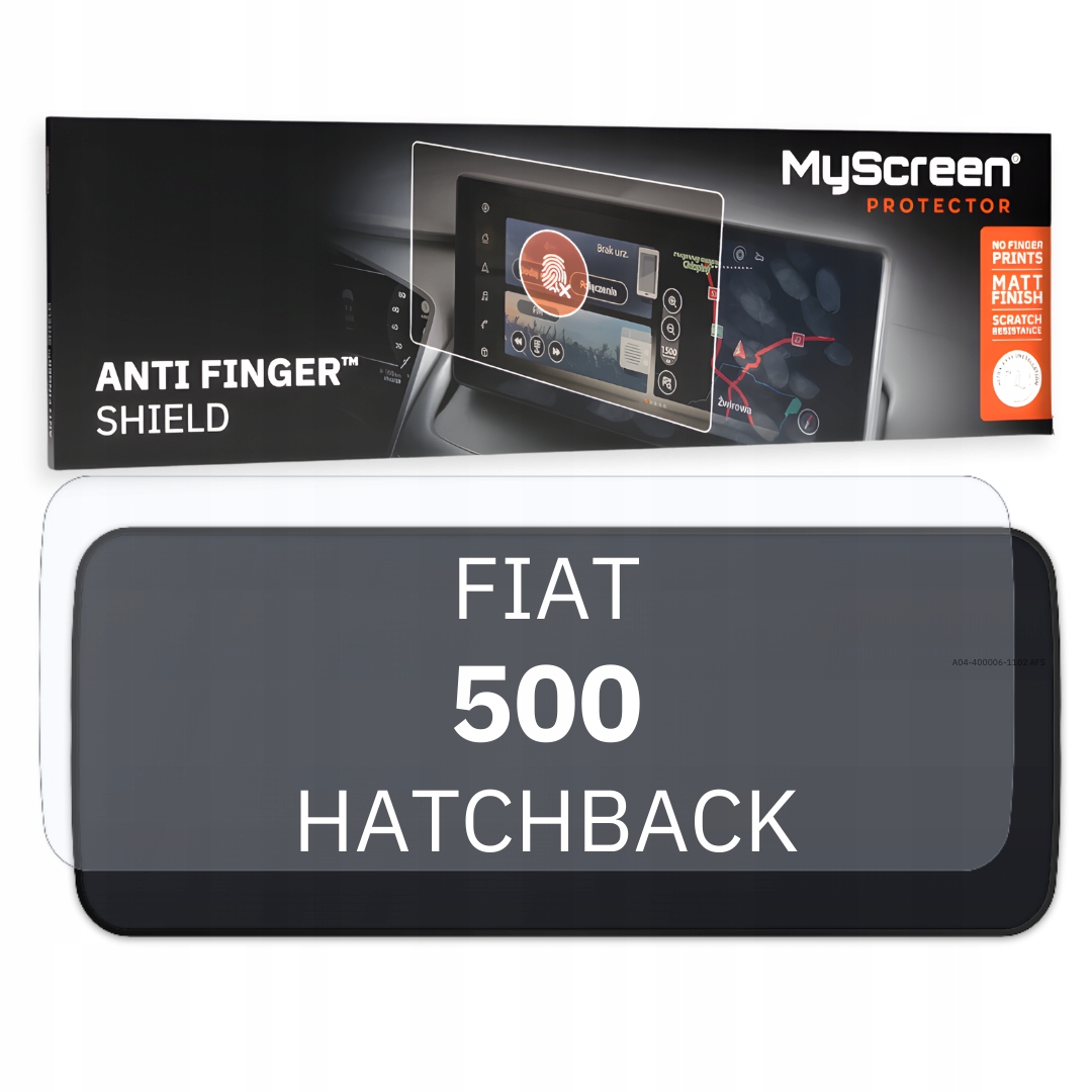 Matná fólie pro Fiat 500 Hatchback 2022 10,25" MyScreen Anti Finger