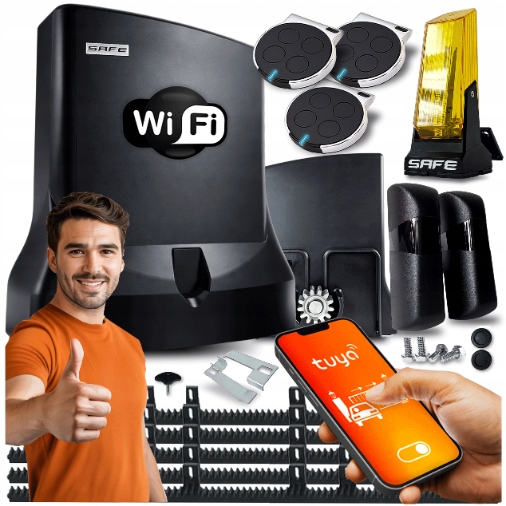 Pohon Pro Posuvné Brány Set automat ovladače pohon lampa 800 kg Wifi