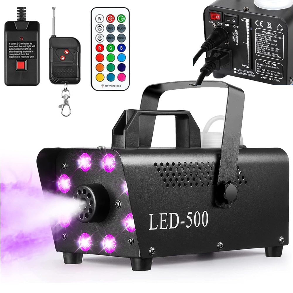 Výrobník Kouře, Mlha, Kouřový Stroj, Silný Rgb Led Efekt Dálkové Ovládání