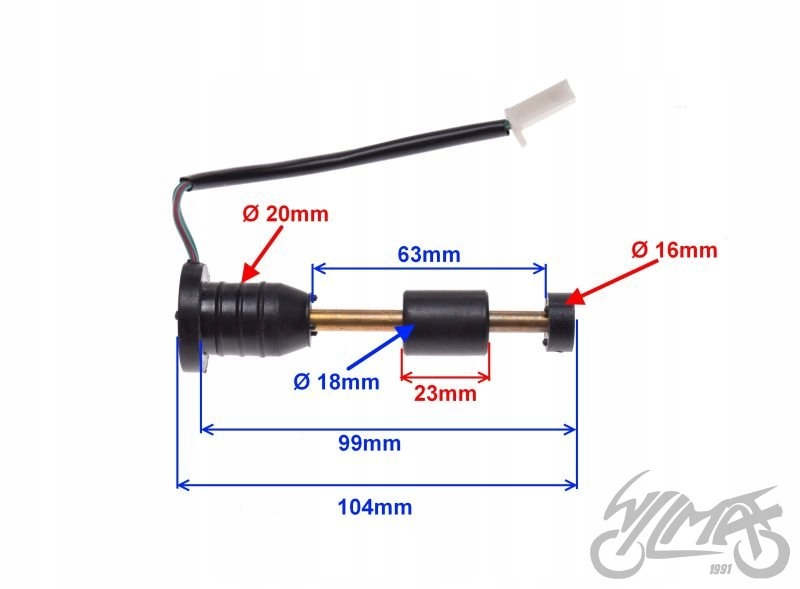 CZUJNIK POZIOMU OLEJU CPI GTX50 Producent WZMOTO