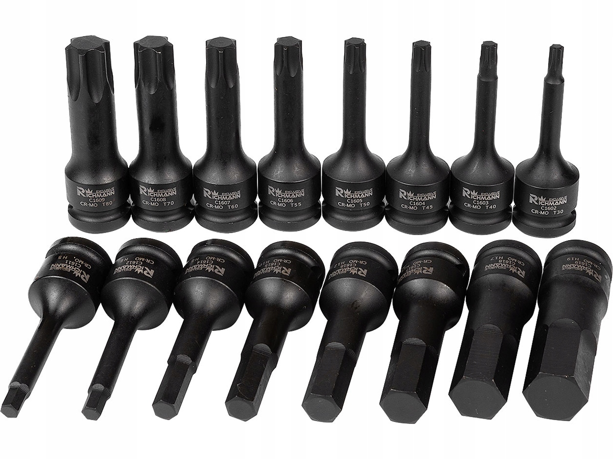 Richmann nasadki udarowe klucze torx Imbus 1 2