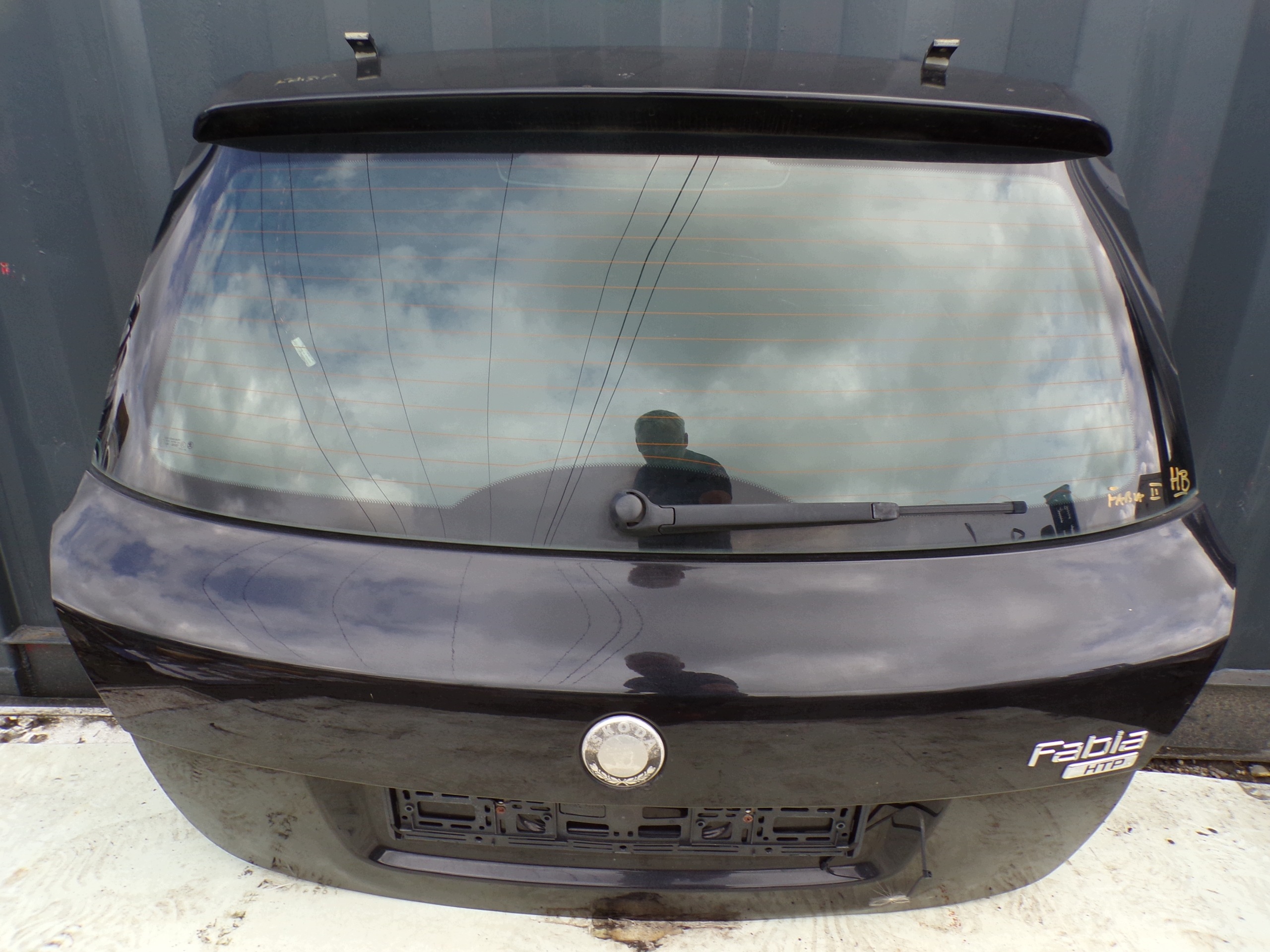 trunk door boot rear SKODA FABIA 2 II HB