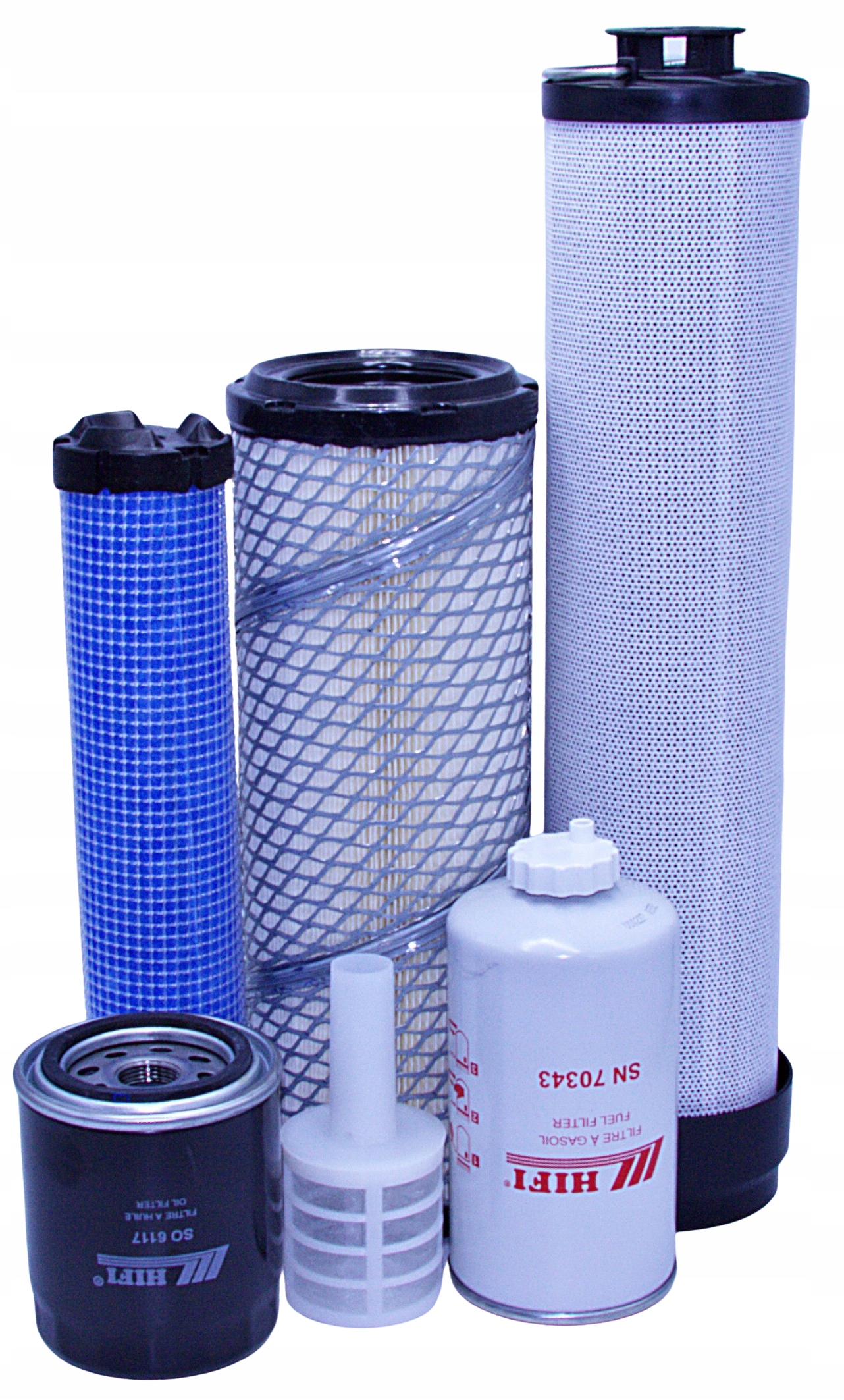 Filtry Wacker Neuson 50Z3, 50 Z 3 – vzduch, olej, palivo, hydraulické