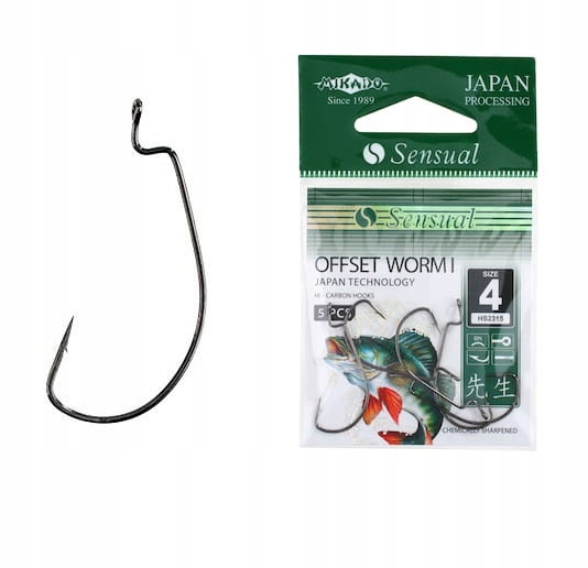 

Mikado haczyki Sensual Offset Worm I 3/0 Bn
