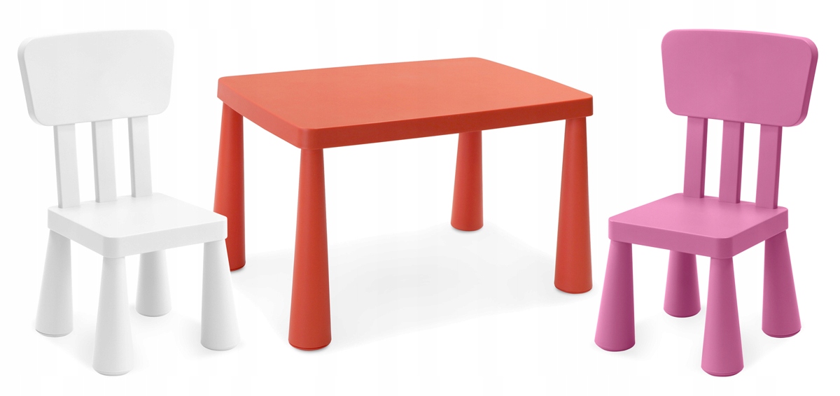 IKEA 2 szt. KRZESEŁKA + STOLIK MAMMUT + GRATISY
