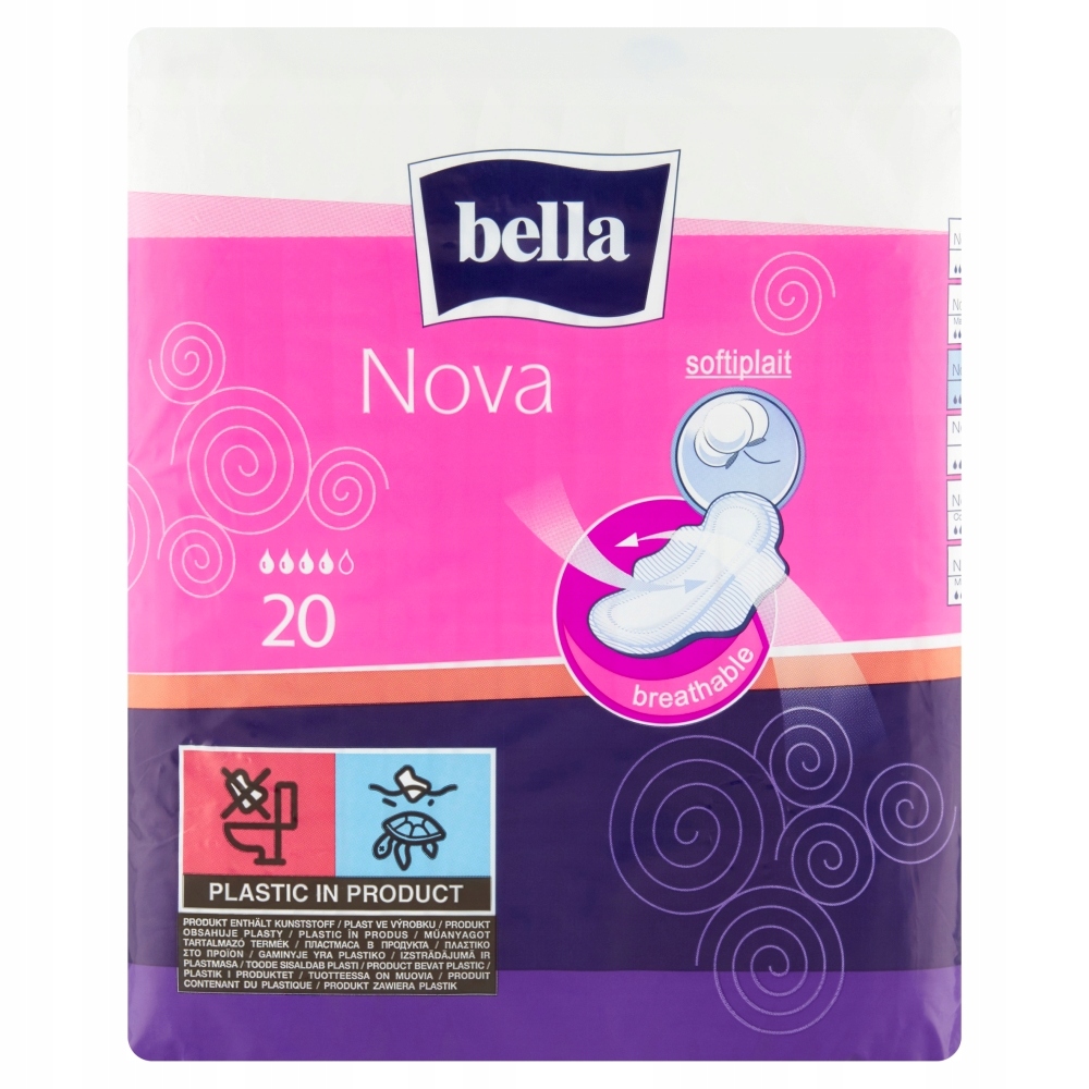 

Podpaski higieniczne Bella Nova 20 szt.