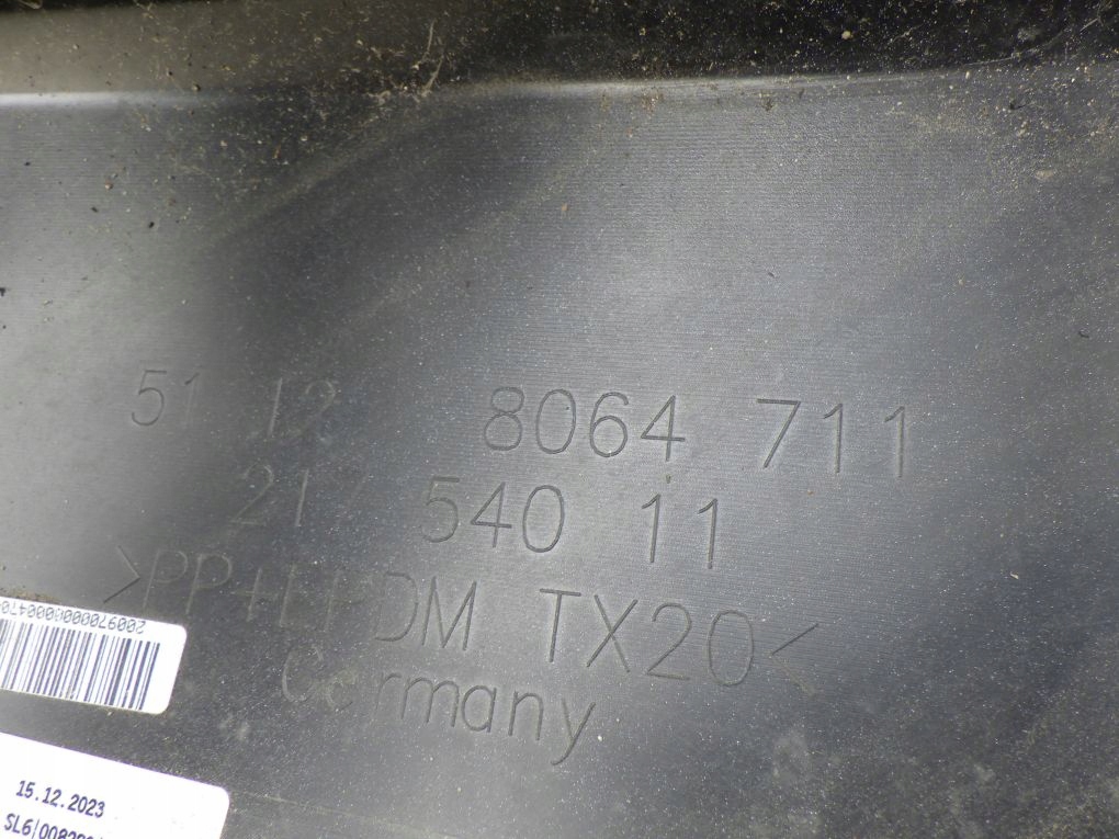 BMW 5 G30 SEDAN M PAKIET zderzak tylny Powierzchnia do malowania