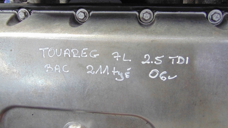 engine BAC 2.5TDI VW TOUAREG and 7L 02-10R