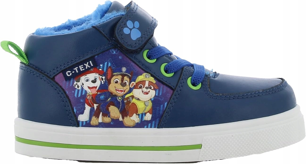 Psi Patrol Ciepłe zimowe buty dziecięce Trampki na rzep dla chłopca roz. 29