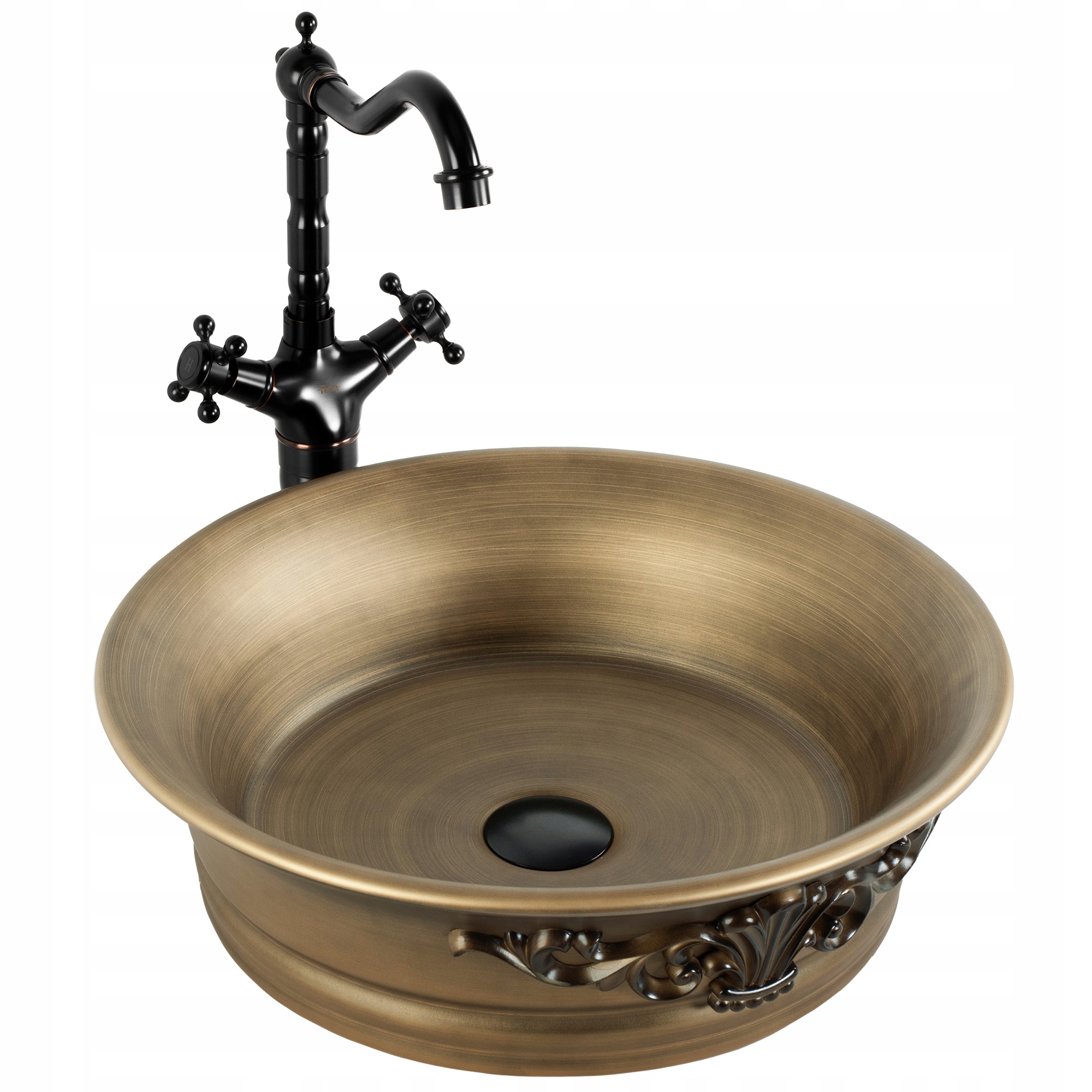 Rustikálna Keramická Medená Umývadlová Doska Rea Betty Rustic