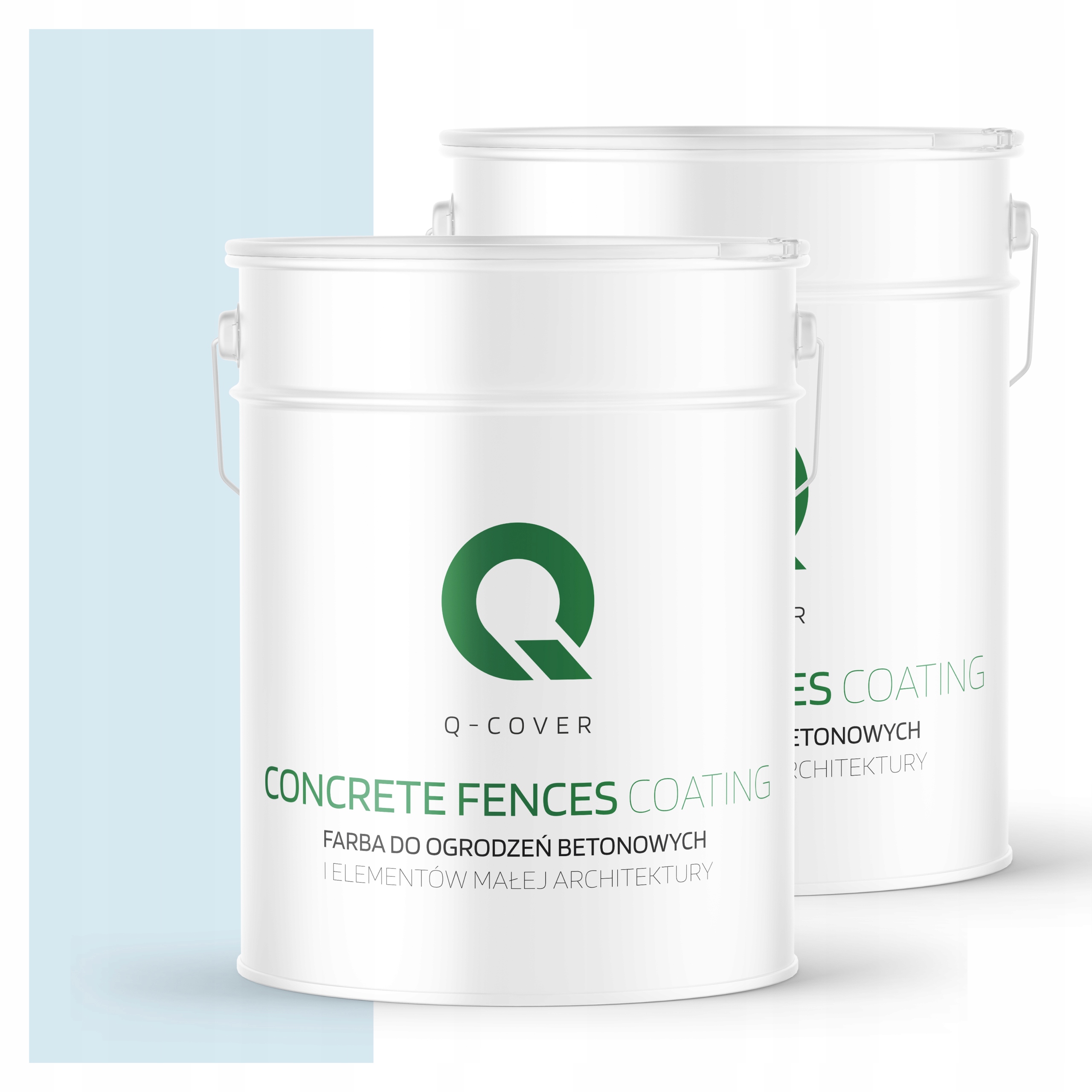 Farba Na Maľovanie Plotov A Betónových Kvetináčov Biela Modrá 10 L