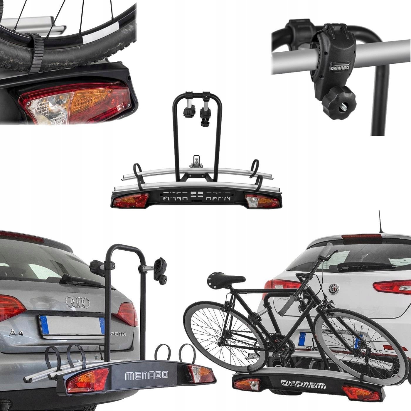 Nosič kol Menabo Merak Typ K pro 2 jízdní kola