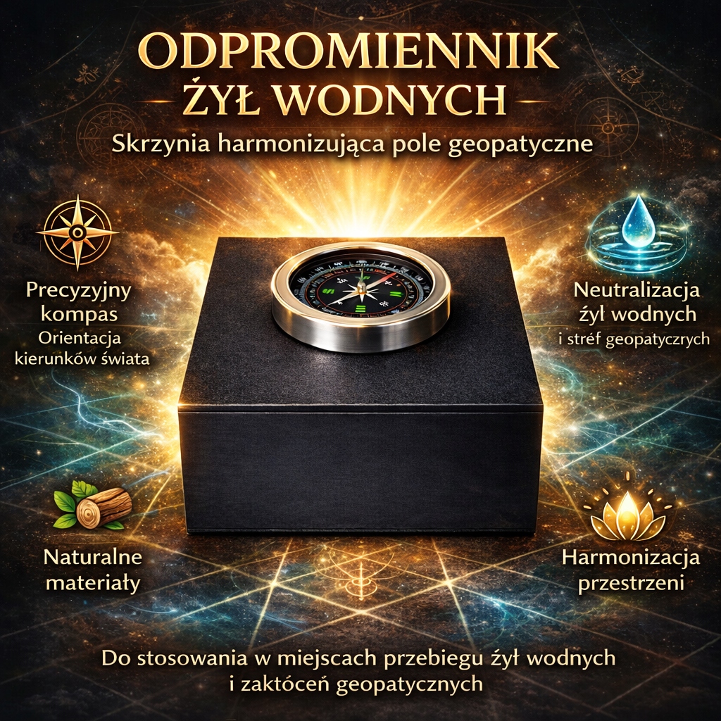 Odpromiennik Żył Wodnych neutralizator stref Geopatycznych euforiaZEN