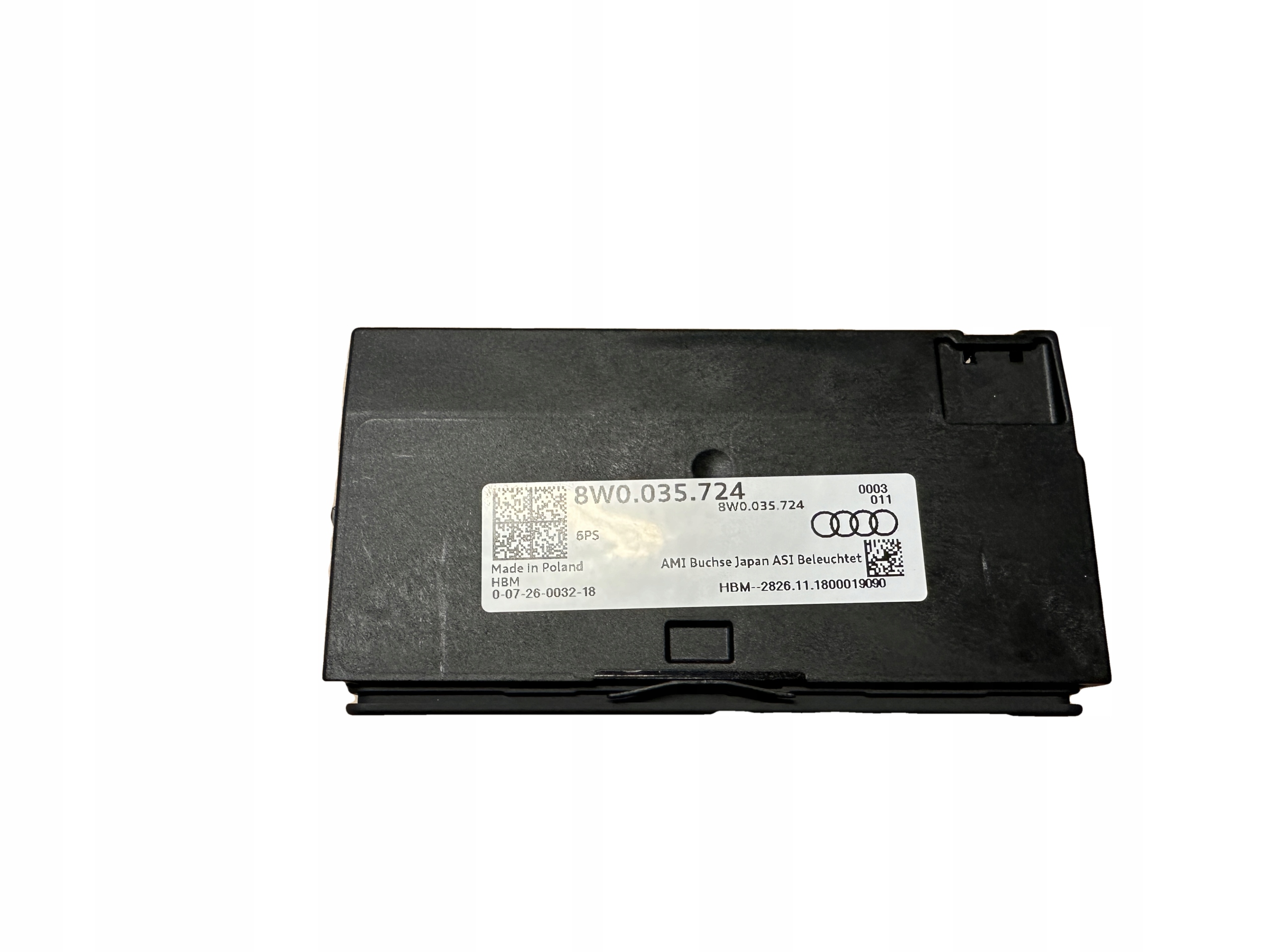 AUDI A4 A5 8W B9 Q5 PORT AUX USB 8W0035724