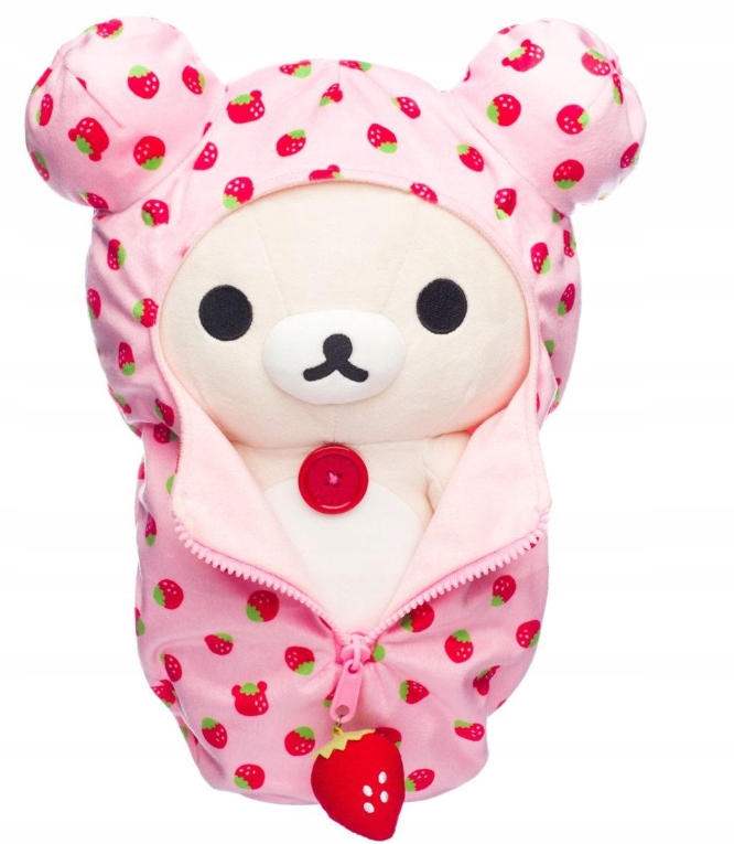 Korilakkuma Pattem Spleeping Bag Plyšák Aqi Medium Plush 33 cm