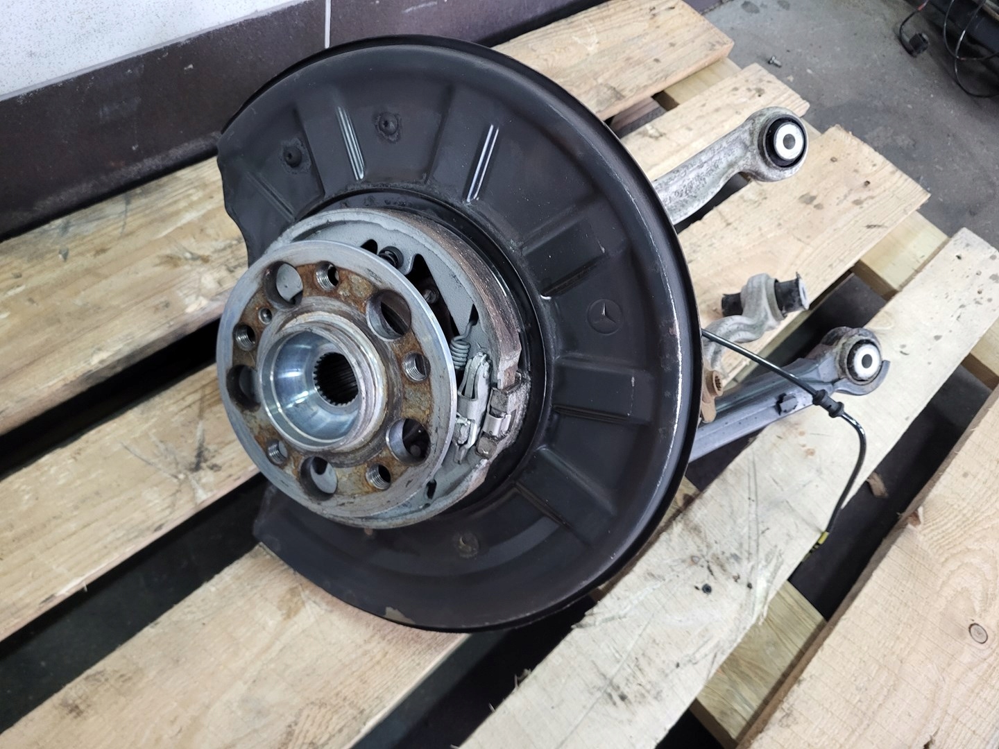 MERCEDES E W212 LIFT 2.2 CDI schenkel Querlenker Querlenker Sensor Bremsscheibe rechts heck