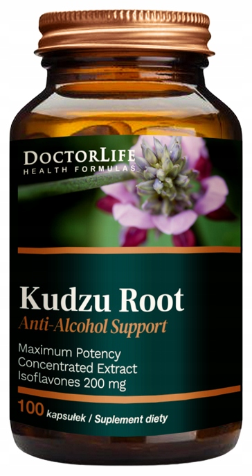Doctor Life Kudzu Root 500mg 100kap Závislosť Detoxikácia organizmu Pueraryna