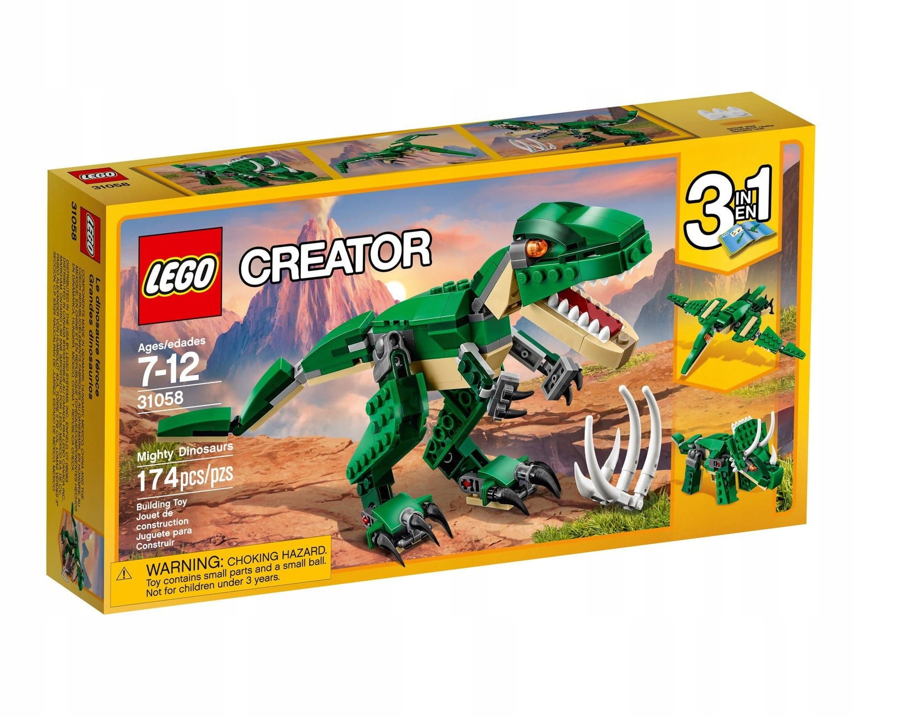 

Lego Creator 31058 Klocki Potężne Dinozaury