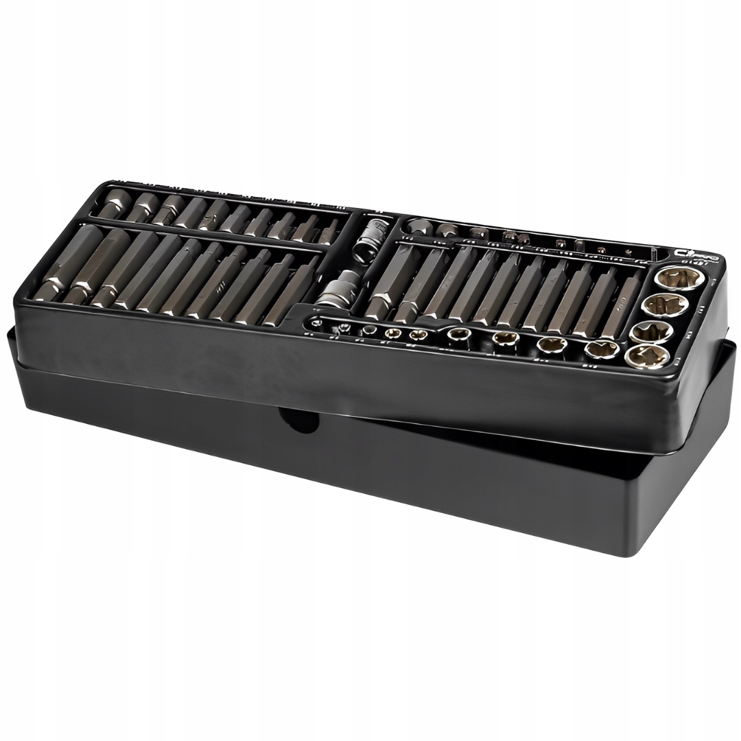 BITÓY ZESTAW IMBUS H4-H14, TORX T20-T70 I TORX E4-E24, STAL S2, 55 EL WKŁAD Kod producenta C1207