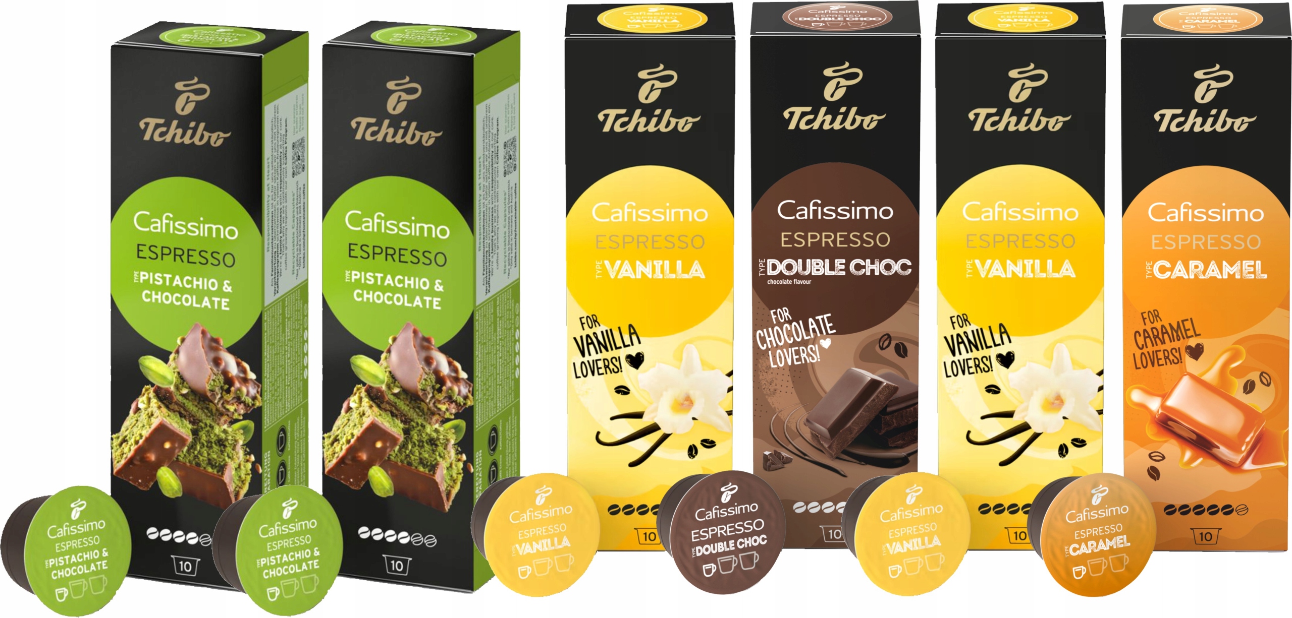 Levně Sada Cafissimo 6 x 10 kapslí MIX aromat XL