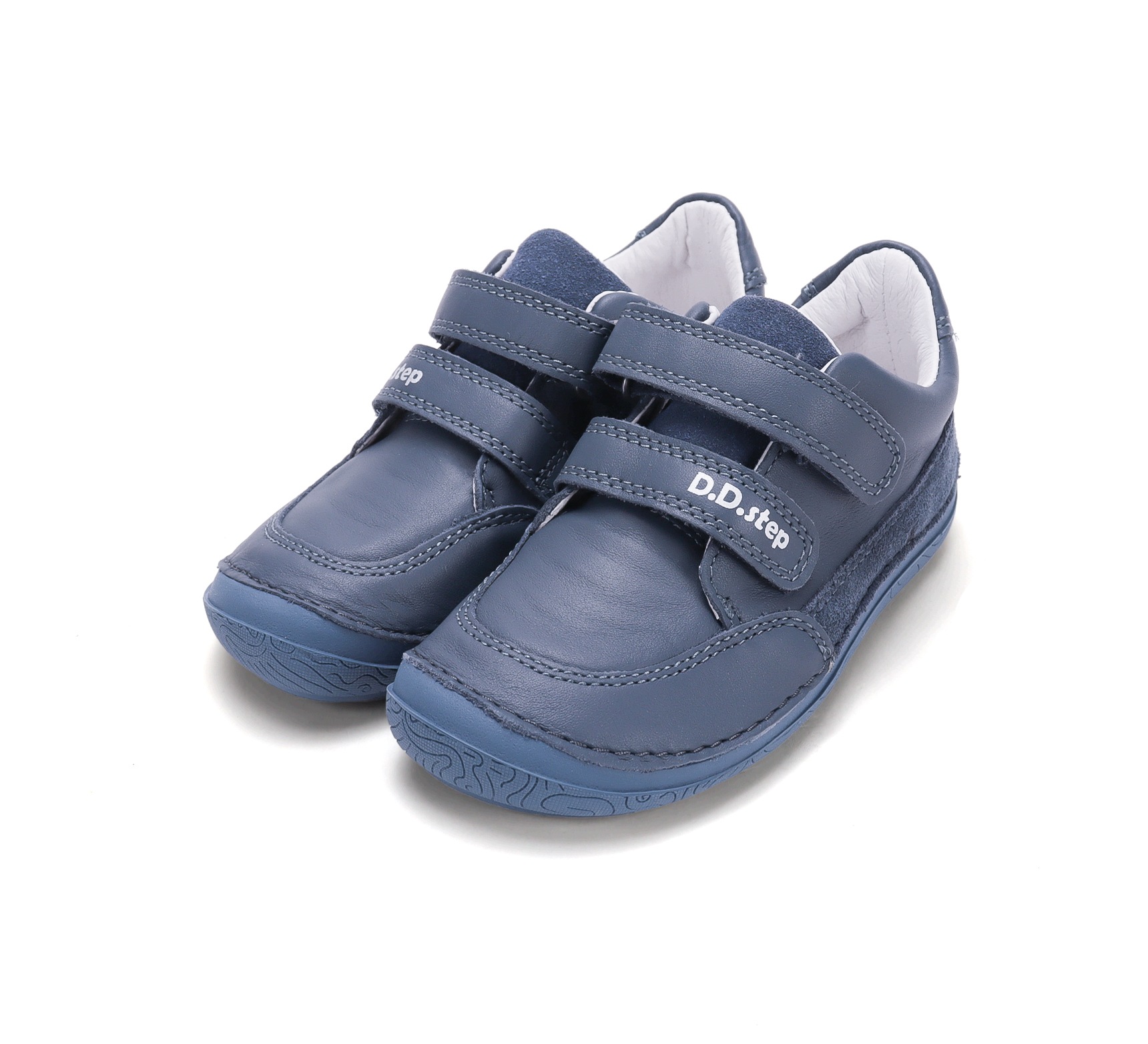 Buty dziecięce, skórzane DD step barefoot S116-62538 Royal Blue 24