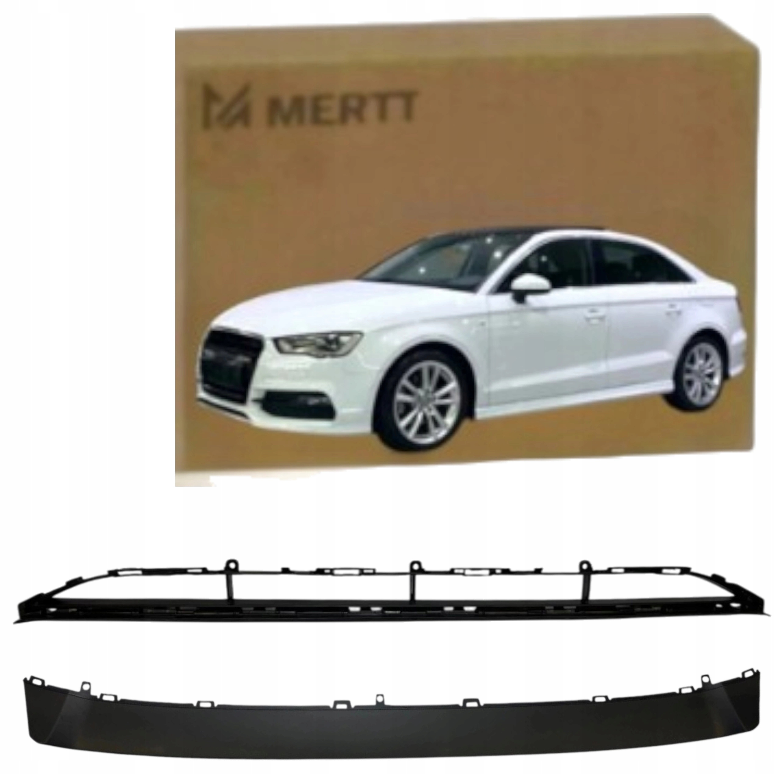 Podložka Předního Nárazníku spoiler Audi A3 8V 12-16 S-line sedan atrapa