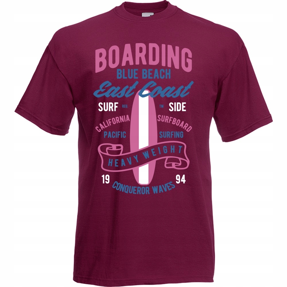 

Koszulka surfing deska boarding sport wodne L burg