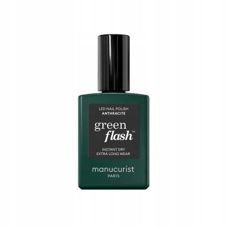 Manucurist Green Flash Led Gel Nail Lacquer lak na nehty Anthracit 15