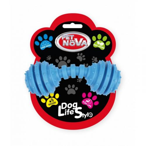 

Petnova hantel dental 12cm niebieski aromat mięty