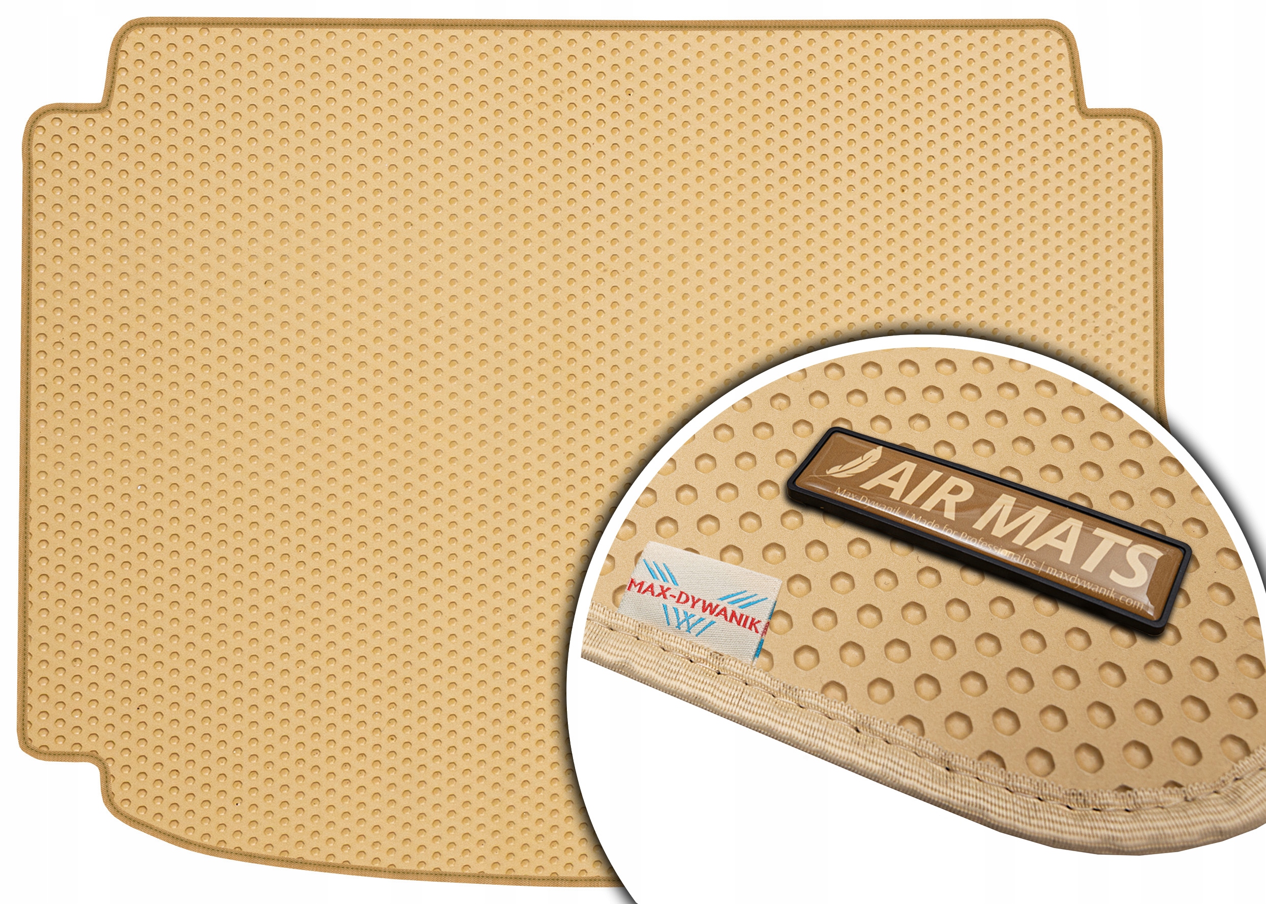 Hyundai i30 I Hatchback 2007-2012 Béžová rohož do kufru Eva Air Mats
